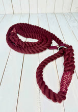 Load image into Gallery viewer, Super Soft Rope Lead - Mulberry