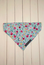 Load image into Gallery viewer, Blue Floral Bandana