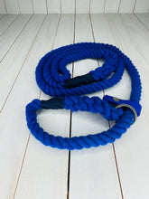 Load image into Gallery viewer, Super Soft Rope Lead - Blue