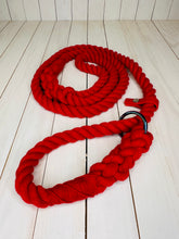 Load image into Gallery viewer, Super Soft Rope Lead - Red