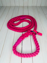 Load image into Gallery viewer, Super Soft Rope Lead - Pink