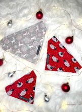 Load image into Gallery viewer, Christmas Dave The Sheep/Deer Reversible Bandana