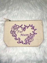 Load image into Gallery viewer, Fur Mum Large Organic Cotton Accessory Bag