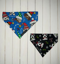 Load image into Gallery viewer, Santa Paws is Coming to Town 2 in 1 Bandana
