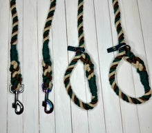 Load image into Gallery viewer, Super Soft Rope Lead - Camouflage
