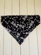 Load image into Gallery viewer, Skeleton Party Double Sided Bandana
