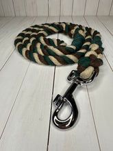 Load image into Gallery viewer, Super Soft Rope Lead - Camouflage
