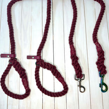 Load image into Gallery viewer, Super Soft Rope Lead - Mulberry
