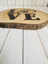 Load image into Gallery viewer, Pyrography Love Hanger
