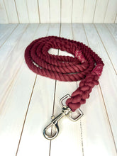 Load image into Gallery viewer, Super Soft Rope Lead - Mulberry
