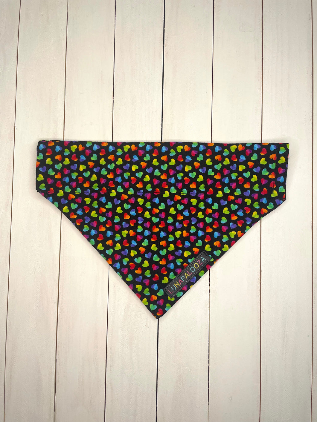 Rainbow Hearts Bandana