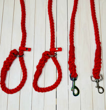 Load image into Gallery viewer, Super Soft Rope Lead - Red
