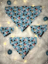 Load image into Gallery viewer, Gingerbread/Snowman Reversible Bandana
