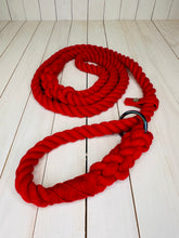 Load image into Gallery viewer, Super Soft Rope Lead - Red
