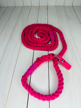 Load image into Gallery viewer, Super Soft Rope Lead - Pink
