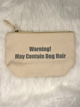 Load image into Gallery viewer, Warning Small Organic Cotton Accessory Bag
