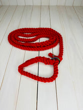 Load image into Gallery viewer, Super Soft Rope Lead - Red
