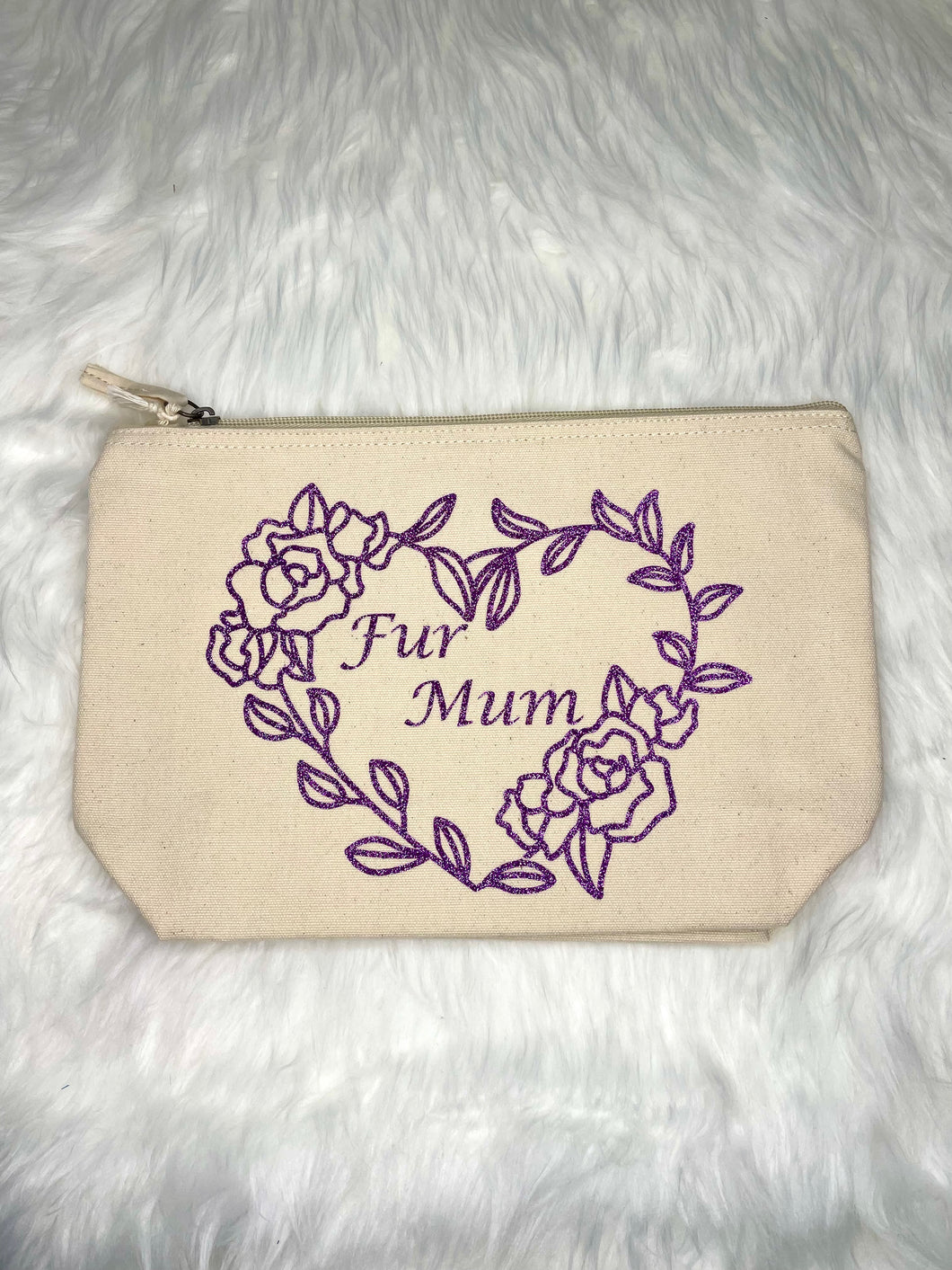 Fur Mum Large Organic Cotton Accessory Bag